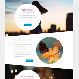 New Spot One-page HTML Template