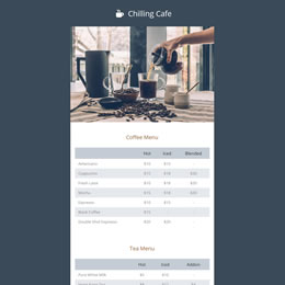 Chilling Cafe HTML Template