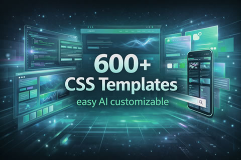 600+ CSS Templates