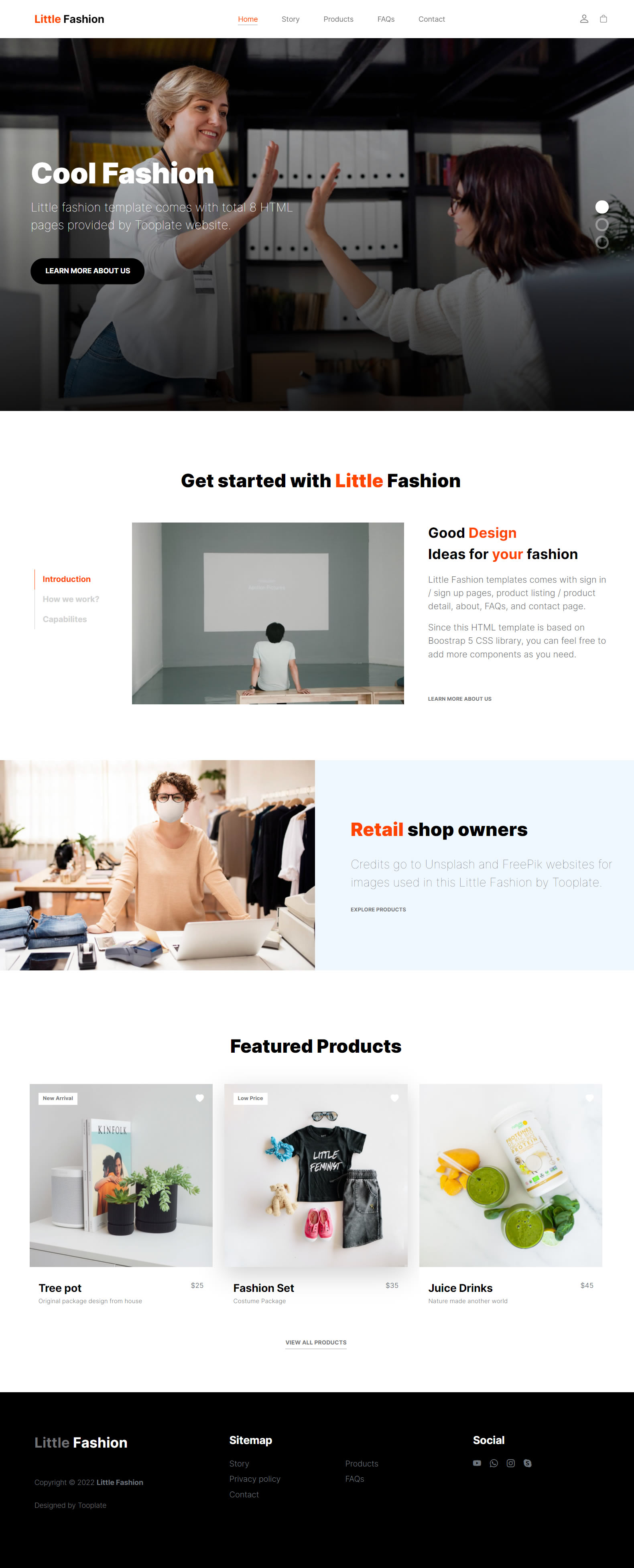 Little Fashion HTML Template
