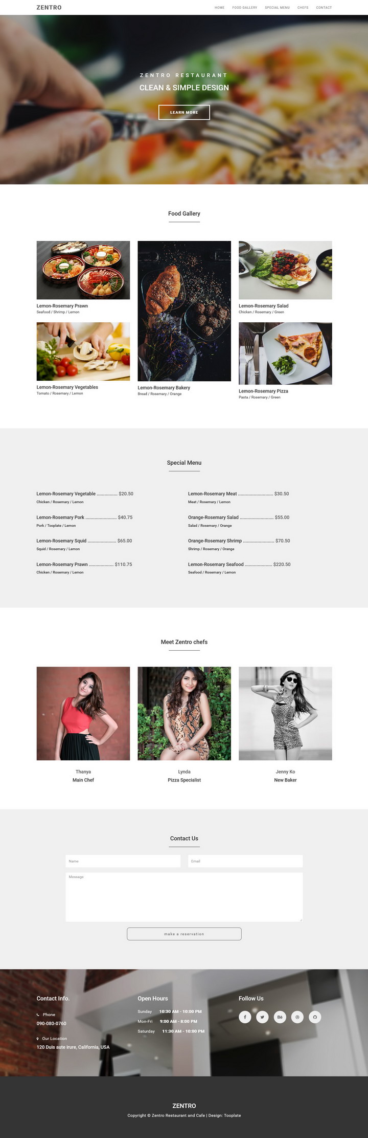 Zentro Bootstrap Theme HTML Template