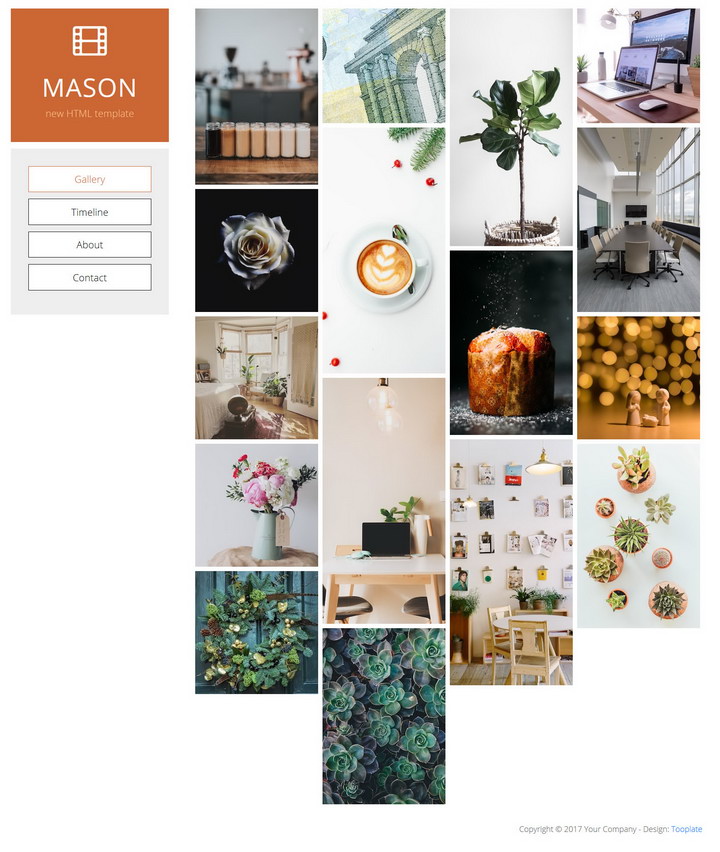 Mason HTML Template