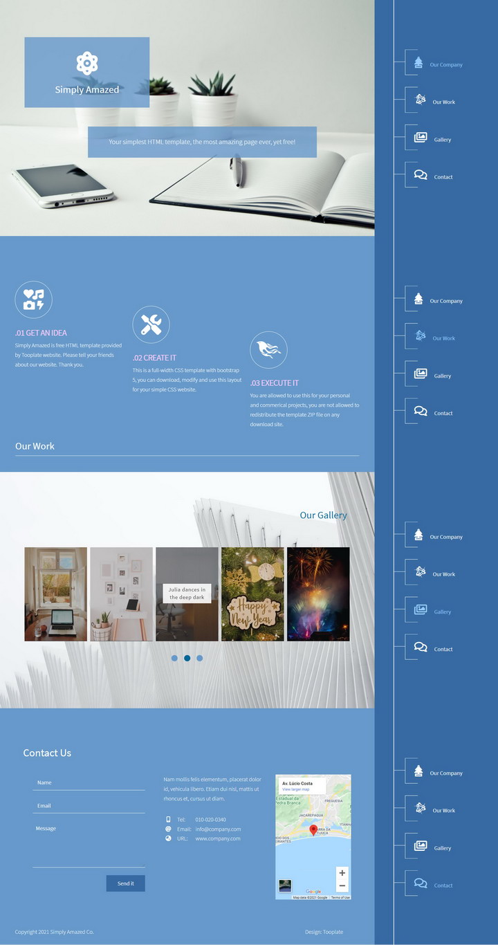 Simply Amazed HTML Template