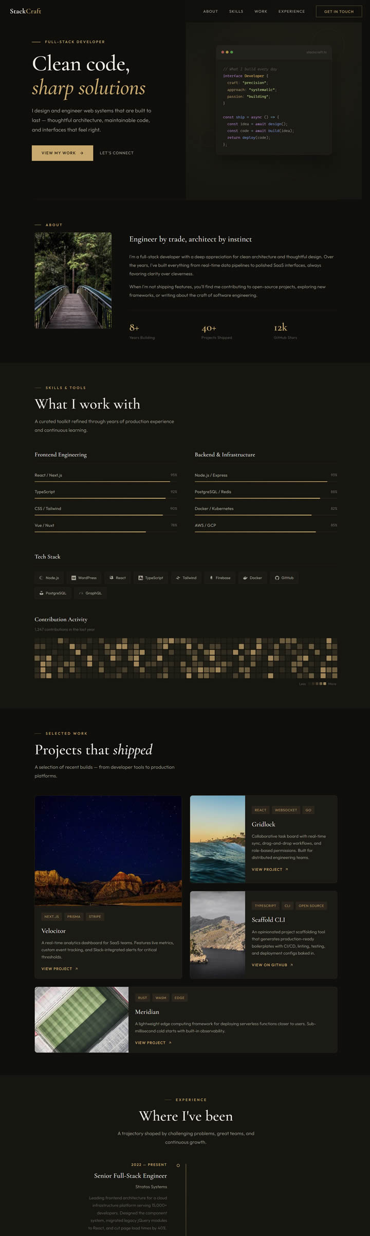 Stackcraft HTML Template