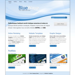 Blue Wave template