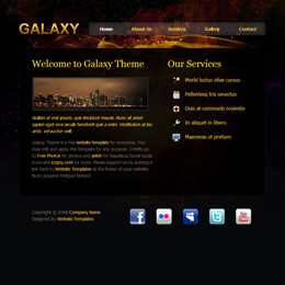 Galaxy Design template