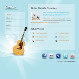 Guitar template