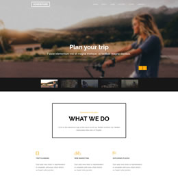 Adventure Bootstrap Theme HTML Template