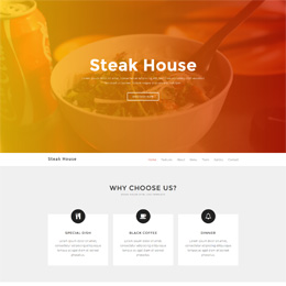 Steak House HTML Template