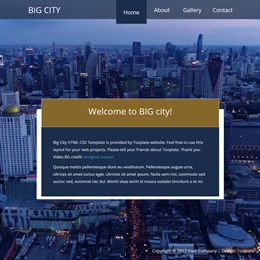 Big City HTML Template