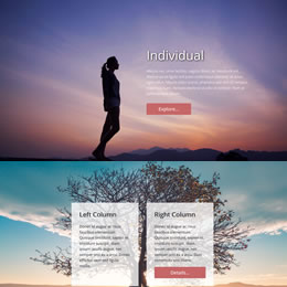 Individual HTML Template