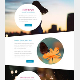 New Spot One-page template
