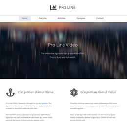 Pro Line Bootstrap 4 HTML Template
