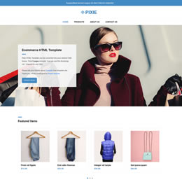 Pixie Ecommerce HTML Template