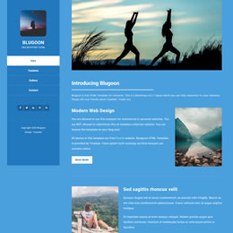 Blugoon HTML Template