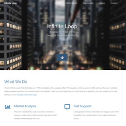 Infinite Loop HTML Template