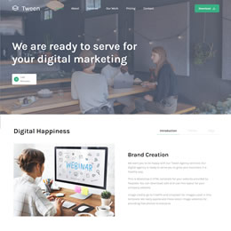 Tween Agency HTML Template