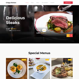 Crispy Kitchen HTML Template