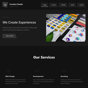 Graphite Creative Studio HTML Template