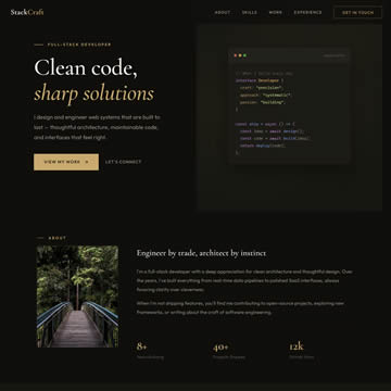 Stackcraft HTML Template