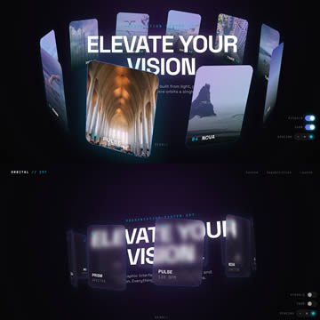 Orbital 3D Carousel HTML Template