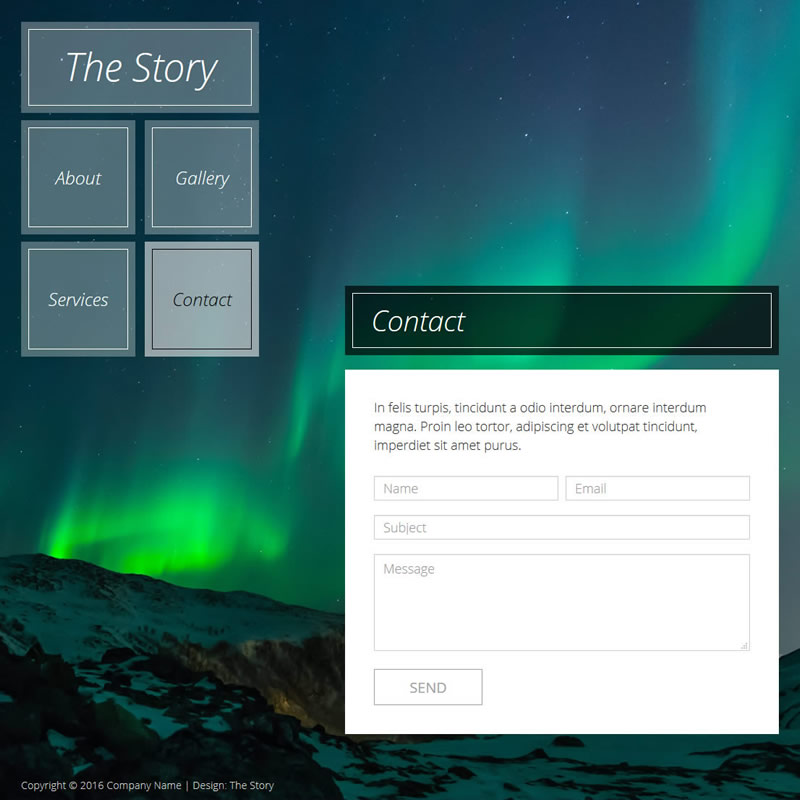 Blue Office - Free HTML CSS Templates